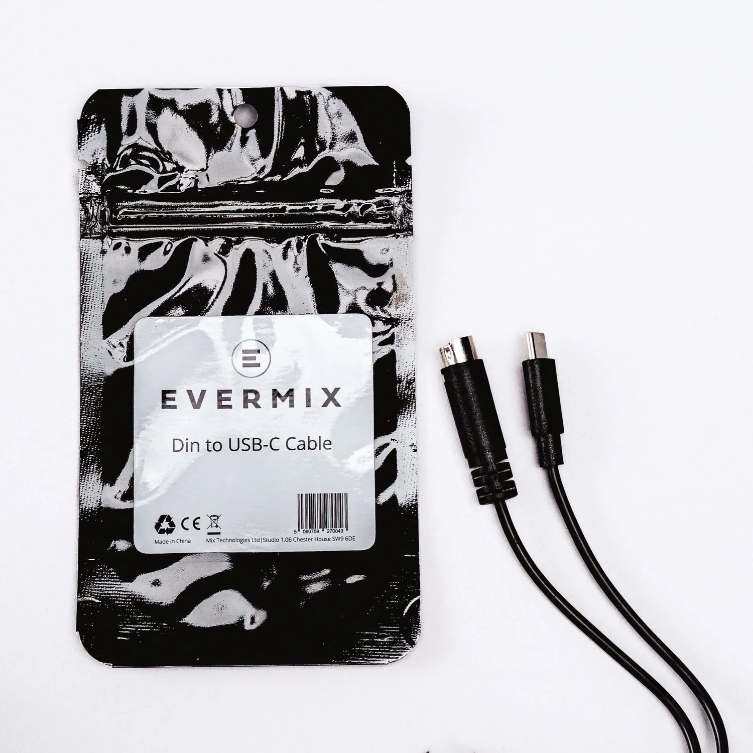 Evermix DIN USB-C cavo per EvermixBox 5 e 4