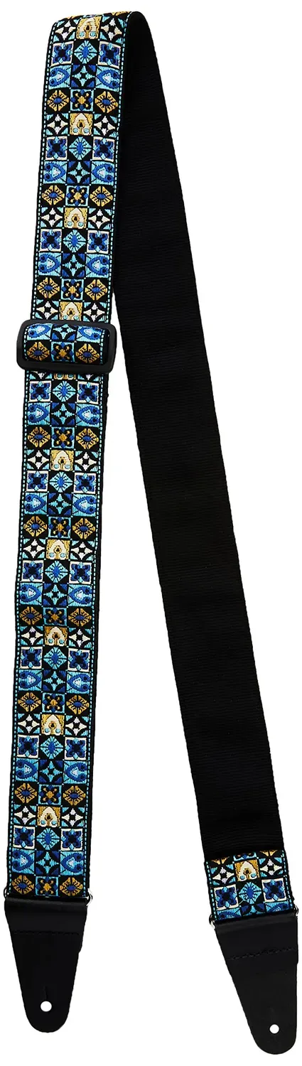 Fender Festival tracolla chitarra blu 5cm mosaico