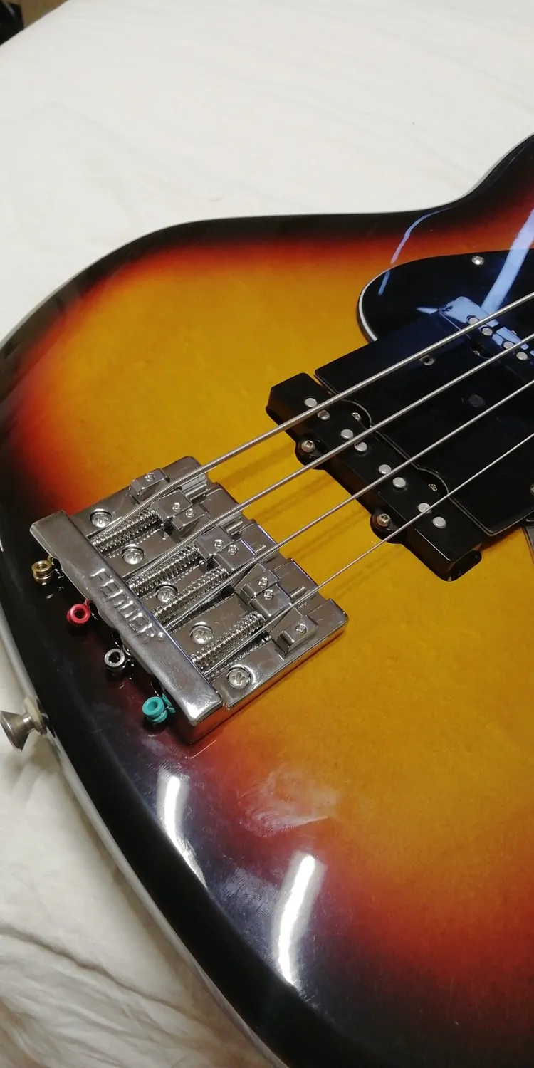 Fender HiMass Ponte Basso 4 Corde Ottone Cromato