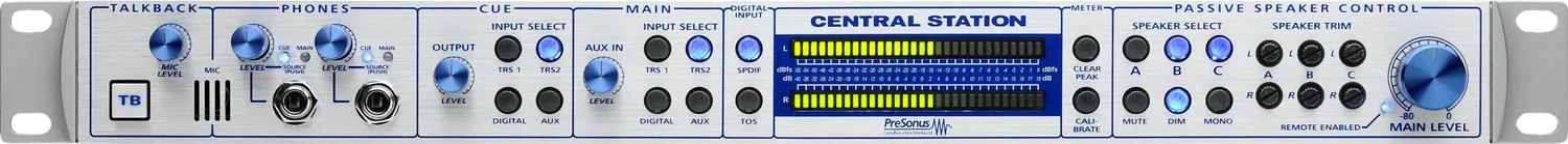 PreSonus Central Station PLUS controller monitor studio