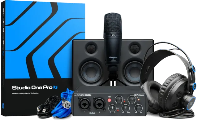 PreSonus AudioBox USB 96 Studio Ultimate Bundle registrazione