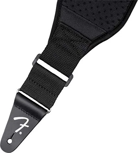 Fender Swell tracolla neoprene nera 7,5 cm chitarra basso