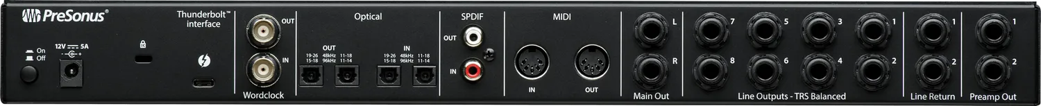 PreSonus Quantum 2626 interfaccia audio Thunderbolt 26x26