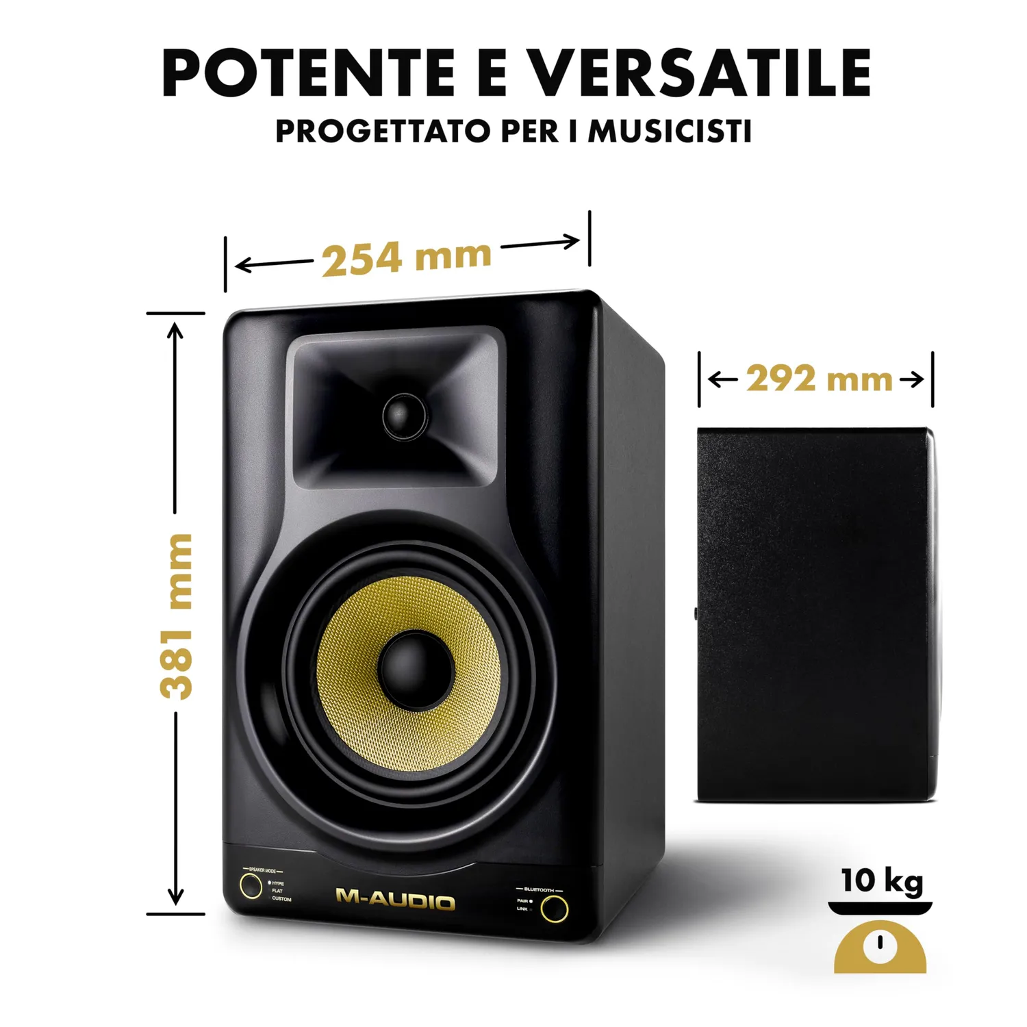 M-Audio Forty Eighty monitor studio 8" Bluetooth 150W
