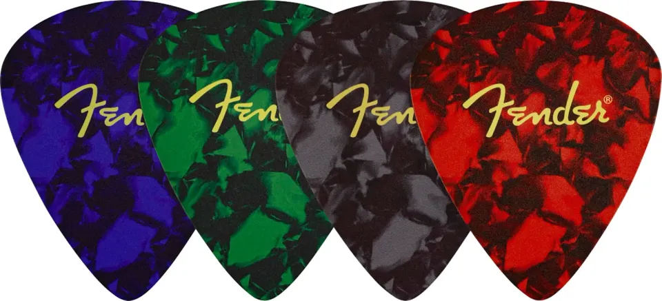 Fender Pick sottobicchieri pelle plettro 4 pz