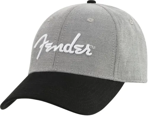 Fender Hipster Dad cappello snapback grigio nero