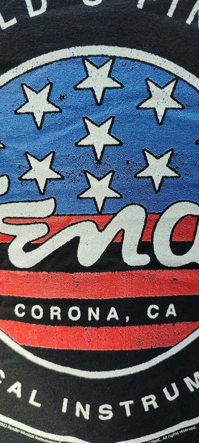 Fender American Flag maglietta circle stamp cotone