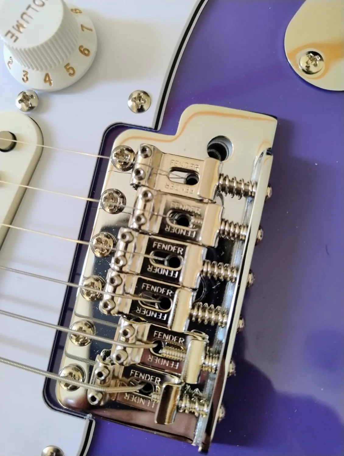 Fender Stratocaster Tremolo Vintage Assembly ponte cromato acciaio