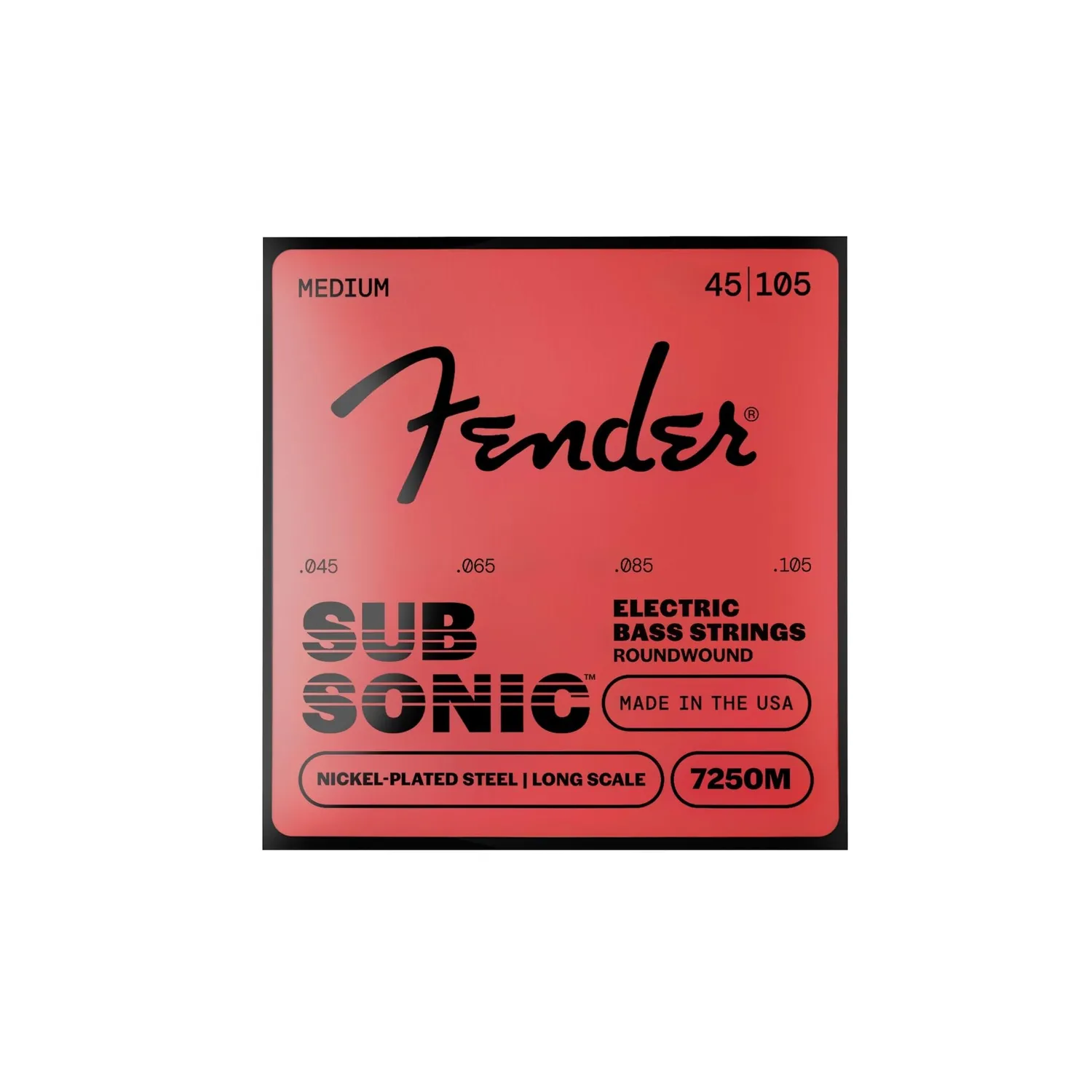 Fender 7250L corde basso 040-100 nichel leggere