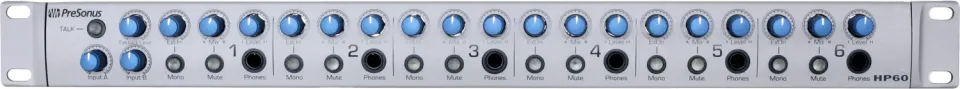 PreSonus HP60 amplificatore cuffie 6 canali da studio