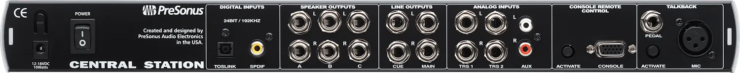PreSonus Central Station PLUS controller monitor rack