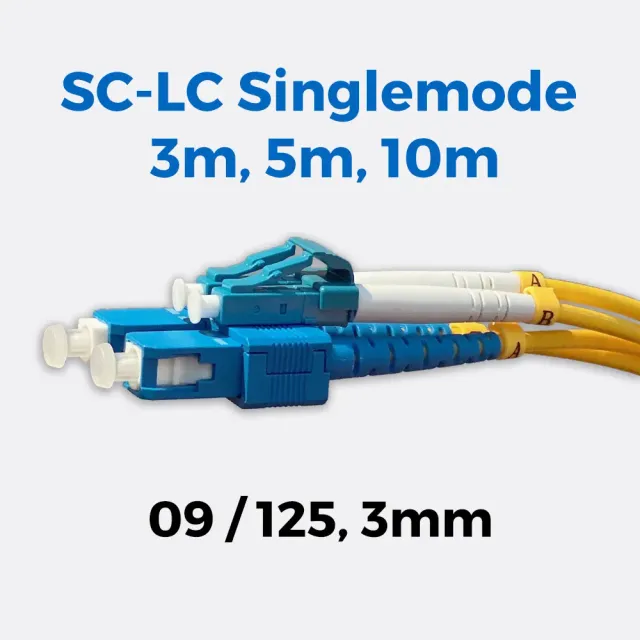 Ferrofish Pulse cavo fibra SC-LC singlemode 9/125 3mm