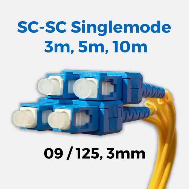 Ferrofish Pulse cavo fibra SC-SC singlemode 9/125 3mm