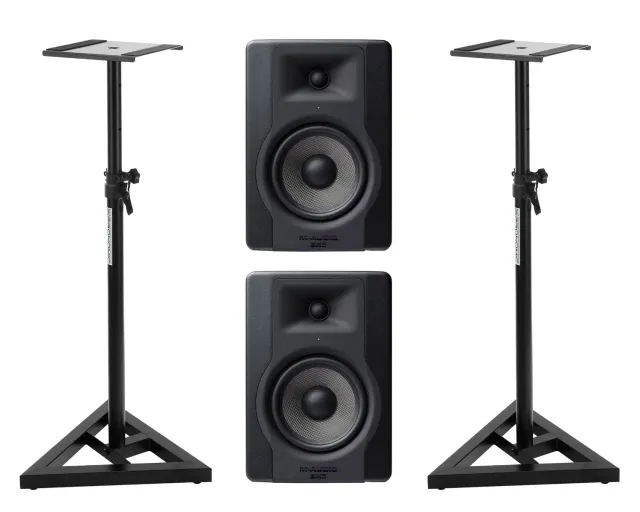 M-Audio BX5 D3 monitor studio 5" con treppiedi 2pz nero