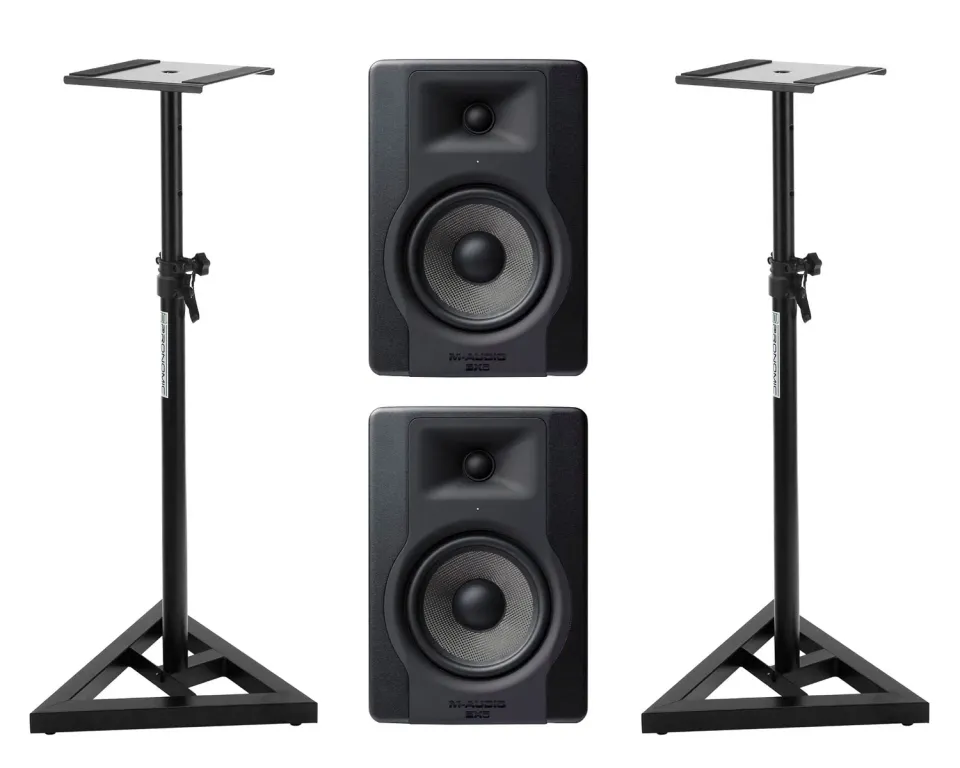 M-Audio BX5 D3 monitor studio 5" con treppiedi 2pz nero