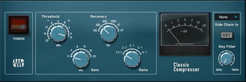 PreSonus Fat Channel Classic Compressor plugin compressore