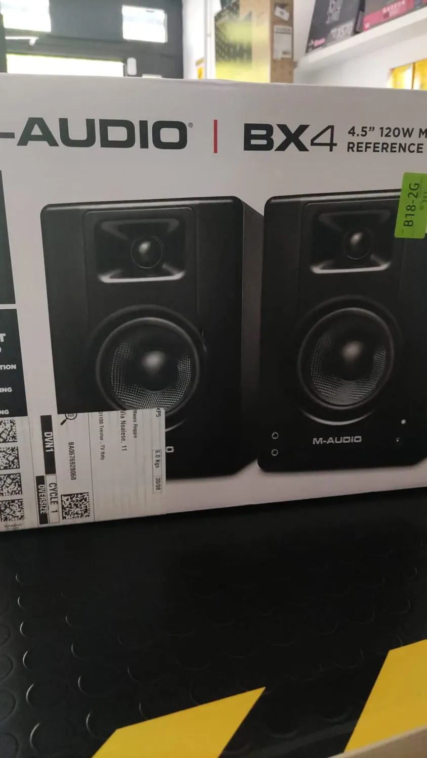 M-Audio BX4 monitor studio 4.5" coppia Kevlar nero