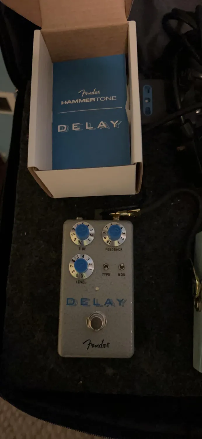 Fender Hammertone Delay pedale chitarra 950ms con tap tempo