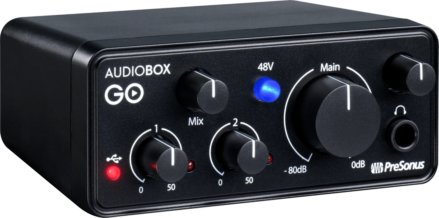 PreSonus AudioBox GO scheda audio USB tascabile