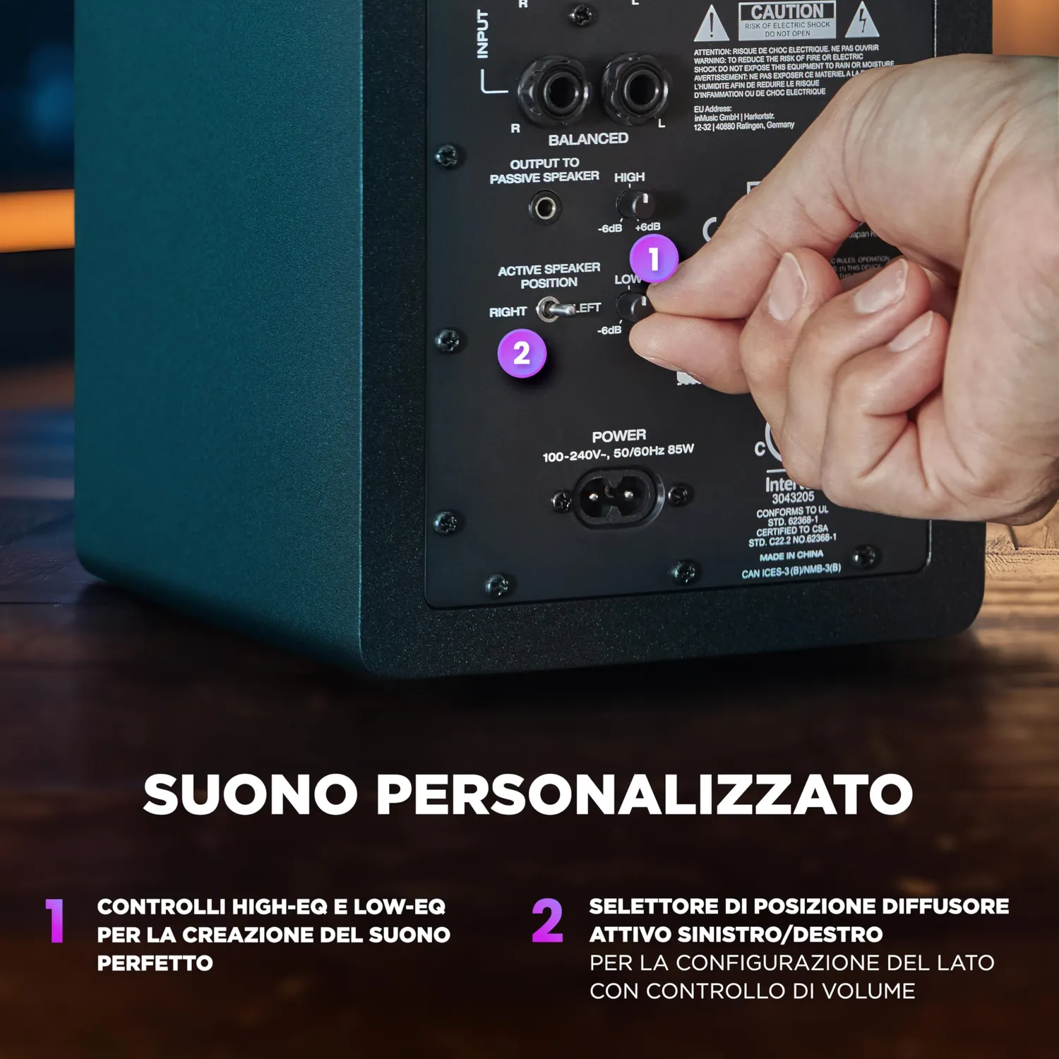 M-Audio BX4 monitor studio 4.5" coppia Kevlar nero