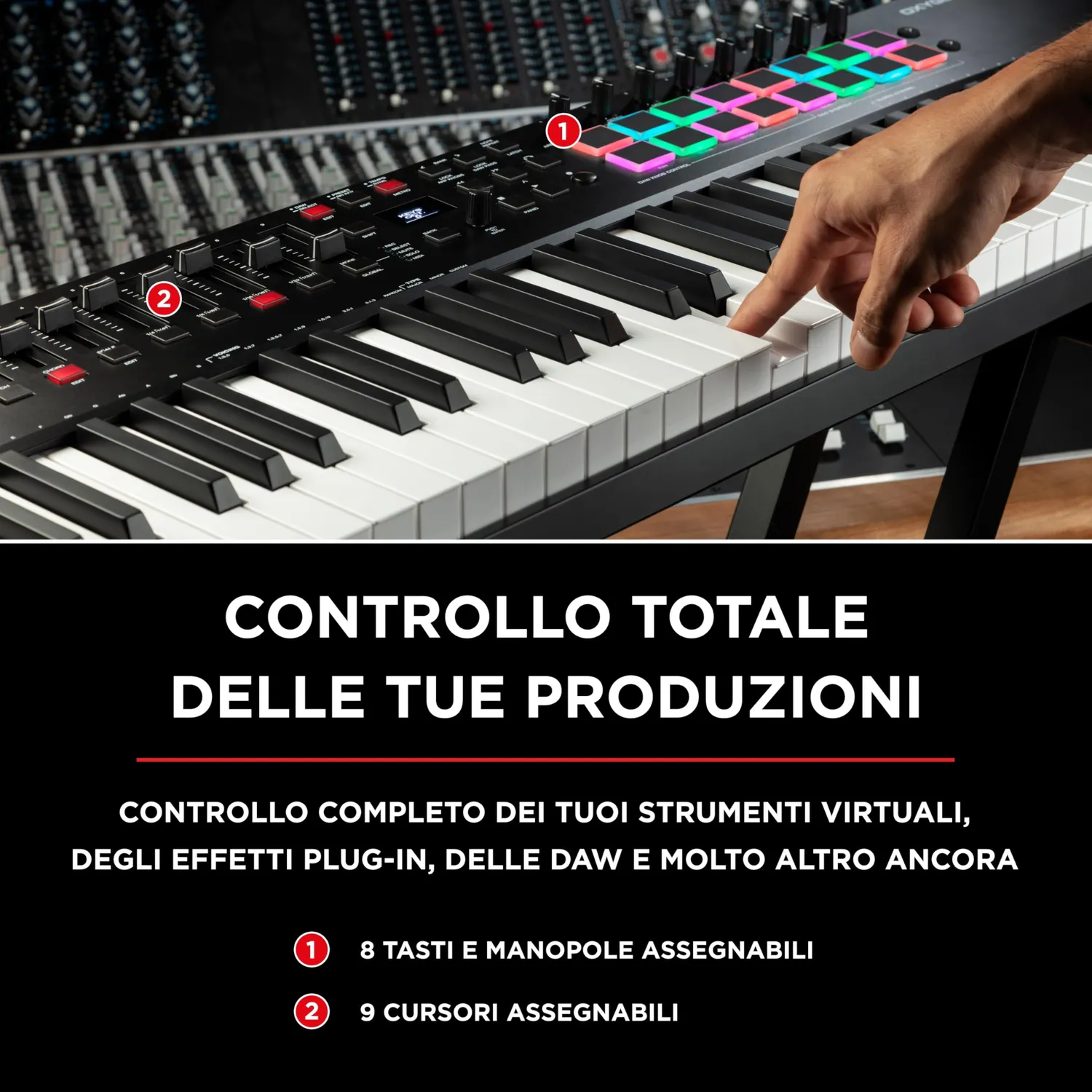 M-Audio Oxygen Pro 61 tastiera MIDI USB 61 tasti