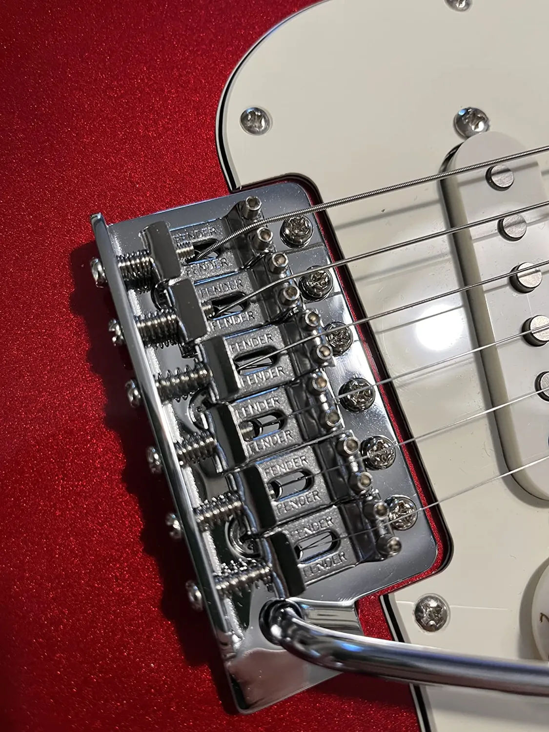 Fender Stratocaster ponte tremolo cromato 6 viti