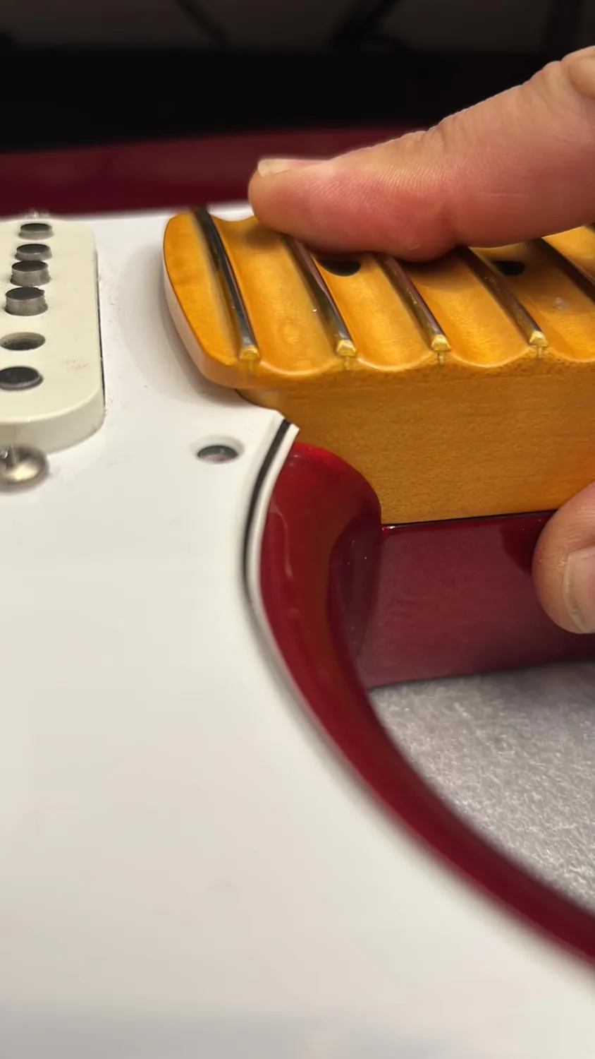 Fender Stratocaster corpo chitarra ontano Candy Apple Red