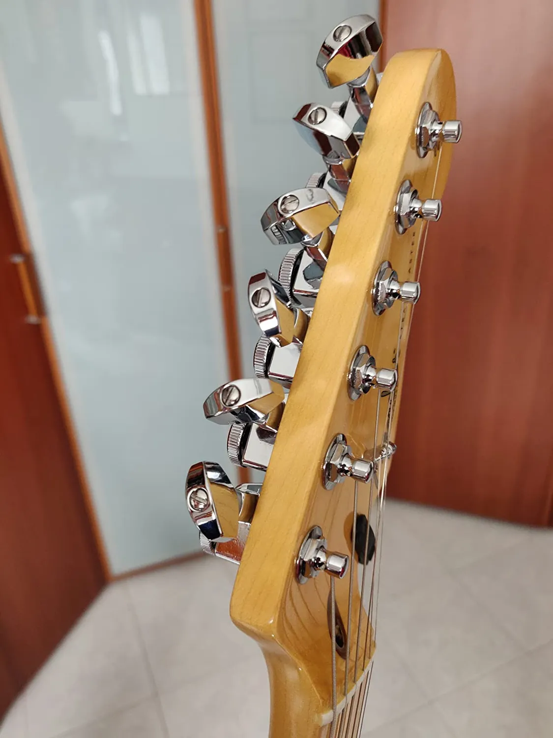 Fender Stratocaster Telecaster Locking meccaniche cromo set 6 18:1