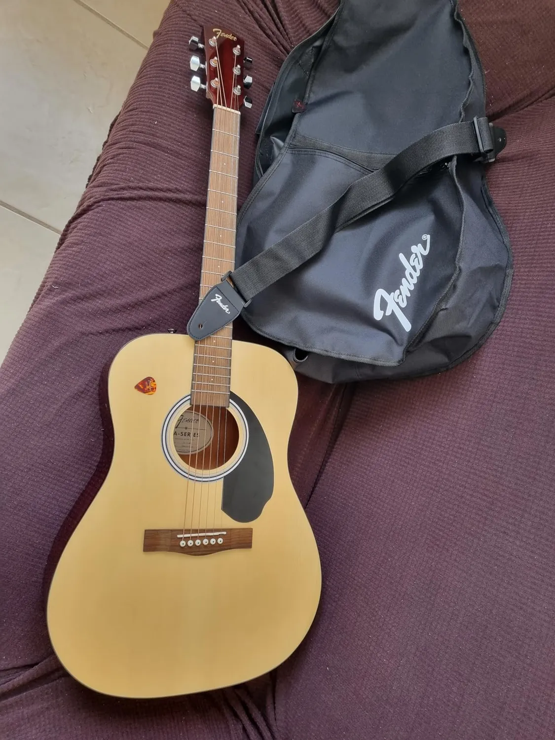 Fender FA-115 Chitarra Acustica Dreadnought Kit Natural Top Abete