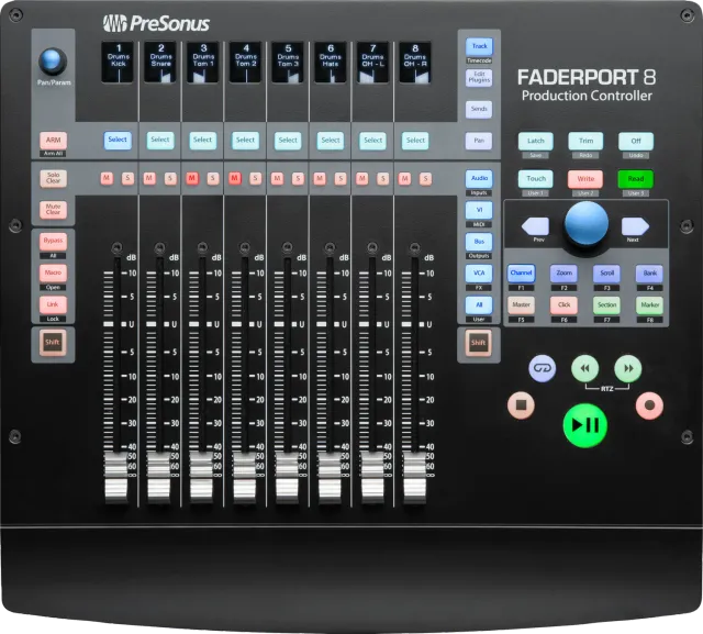 PreSonus FaderPort 8 controller DAW motorizzato