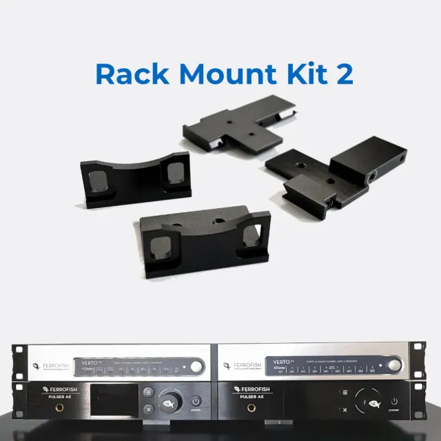 Ferrofish Pulse Rack Mount Kit 2 staffe rack 19" 1U