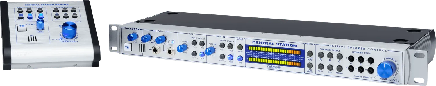 PreSonus Central Station PLUS controller monitor studio