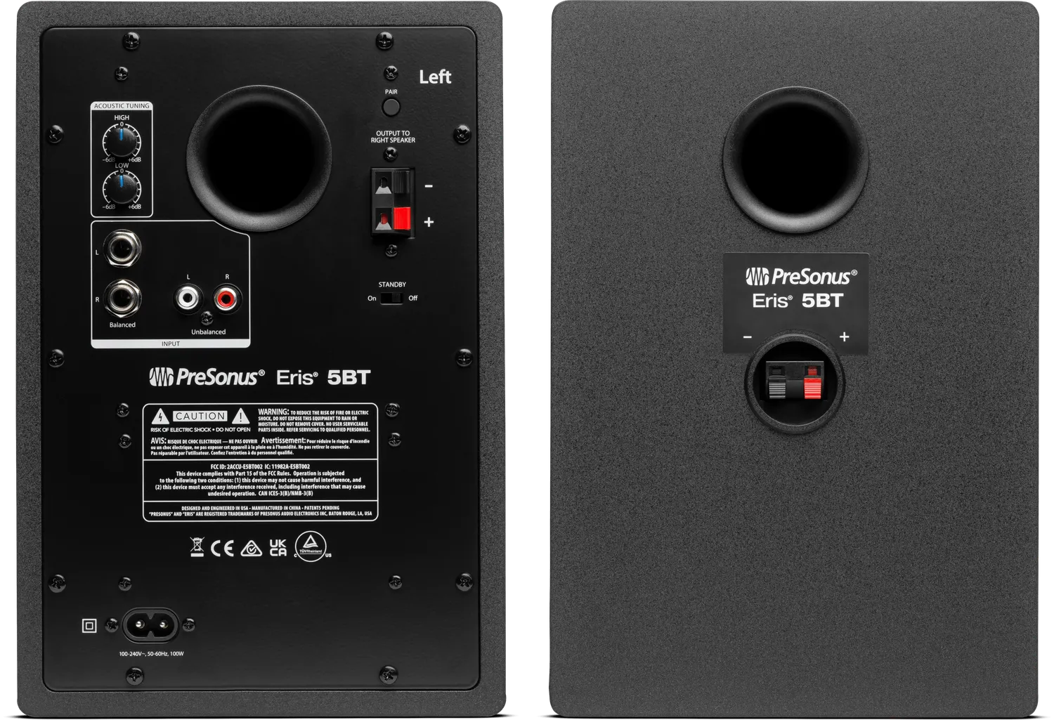 PreSonus Eris 5BT monitor coppia nero Bluetooth 2 gen