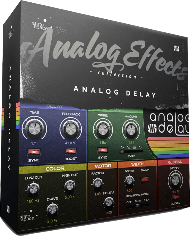 PreSonus Analog Delay plugin delay BBD