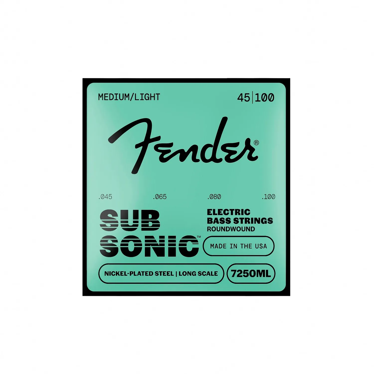 Fender 7250L corde basso 040-100 nichel leggere