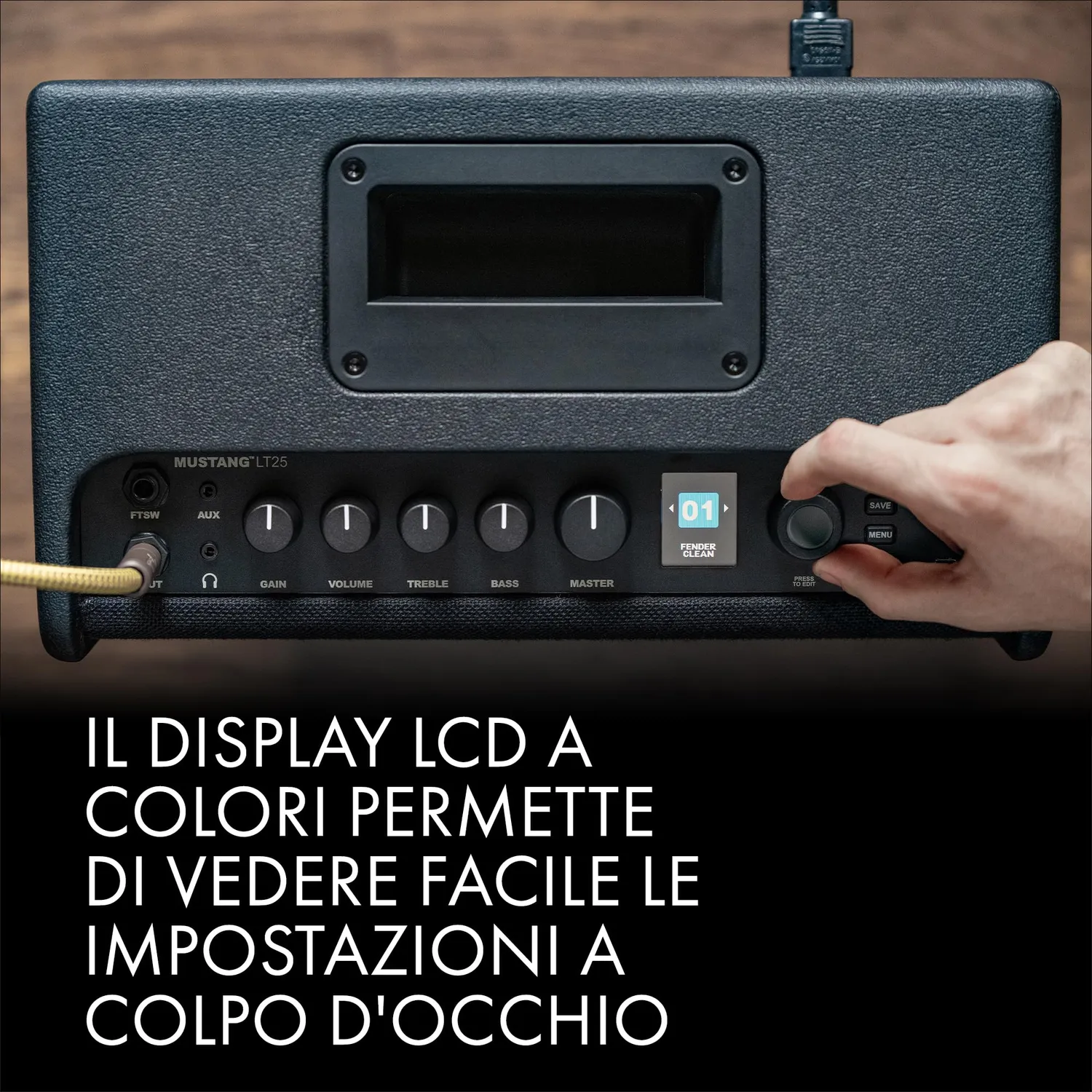 Fender Mustang LT25 Amplificatore Chitarra Digitale 25W