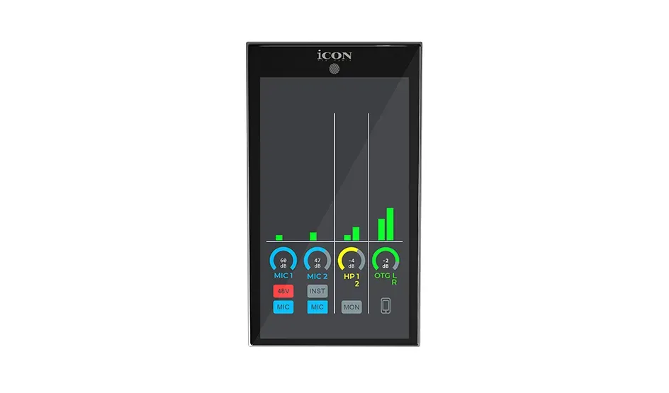 iCON U22 interfaccia audio USB display LED compatta