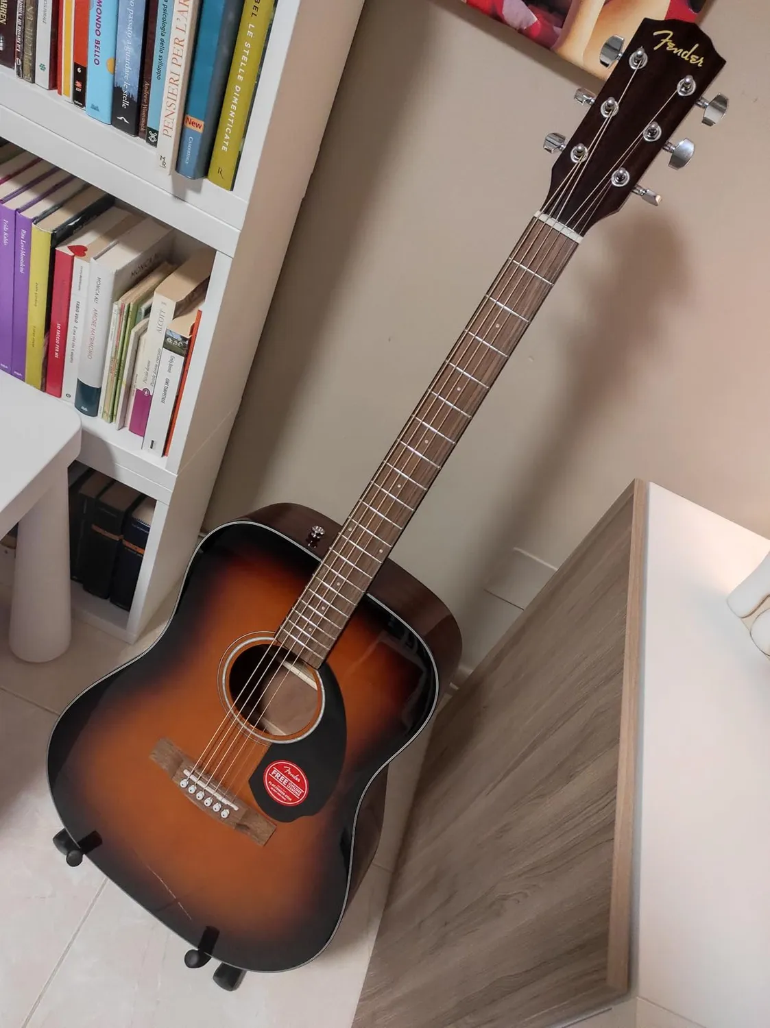 Fender CD-60 chitarra acustica dreadnought nera