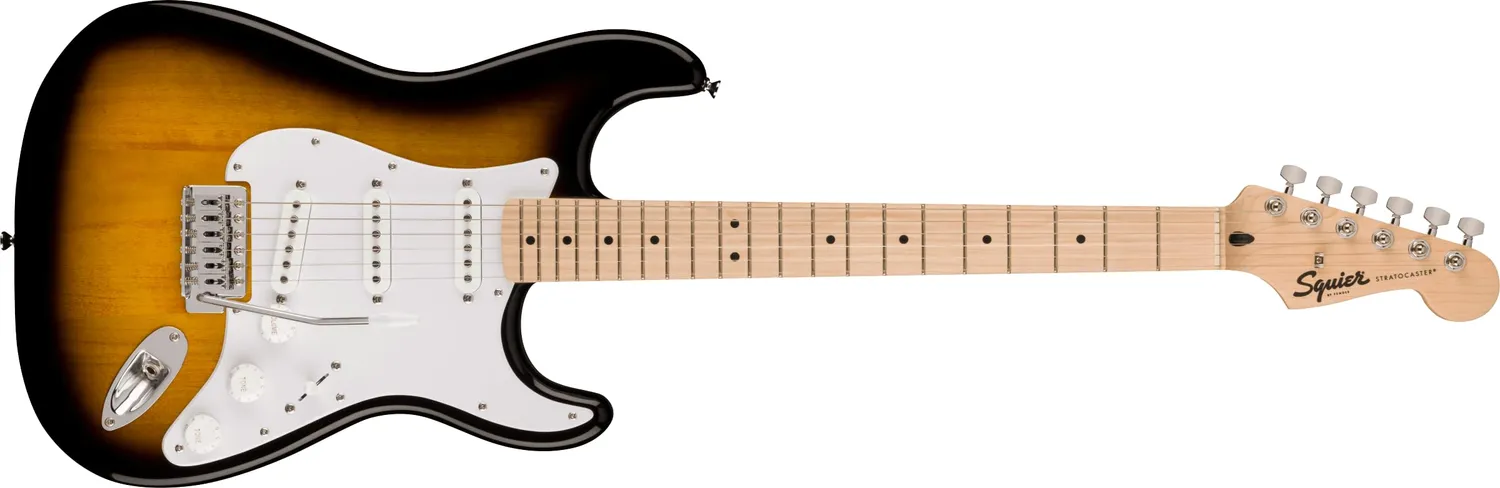 Squier Sonic Stratocaster kit chitarra elettrica sunburst bicolore