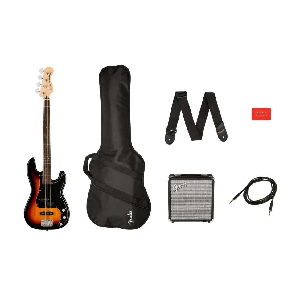 Fender Squier Affinity Precision Bass Starter Pack basso Sunburst