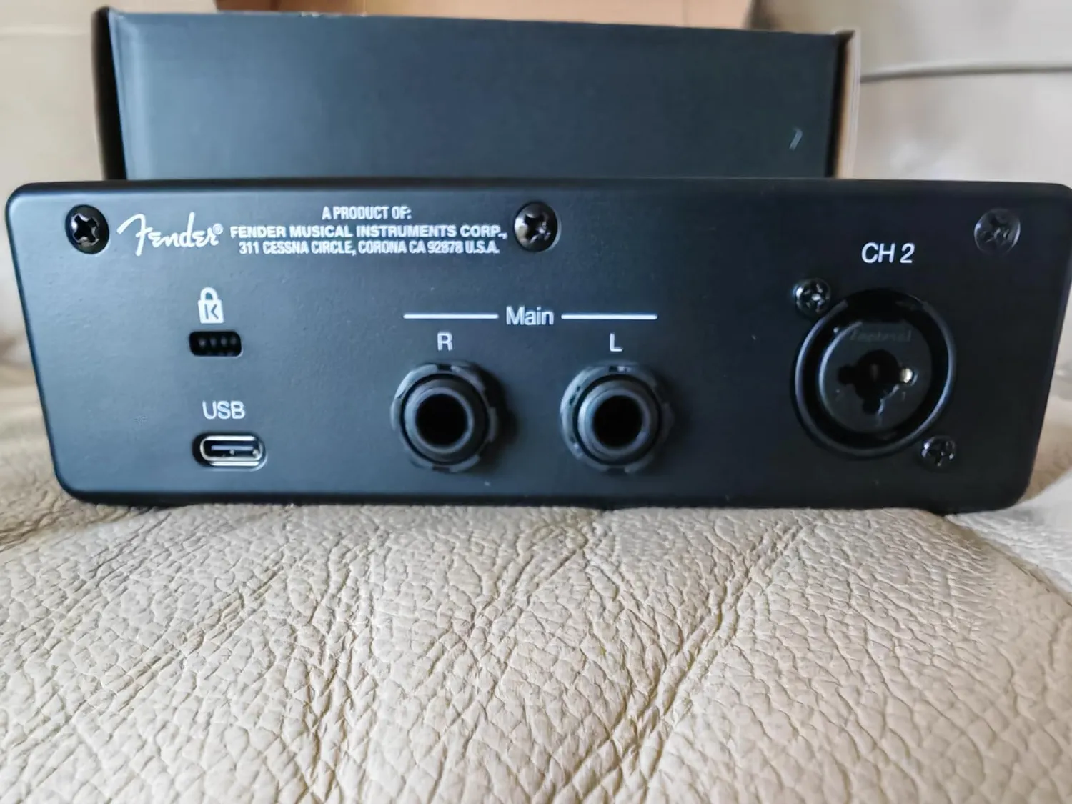 Fender Quantum LT2 interfaccia audio USB-C bassa latenza