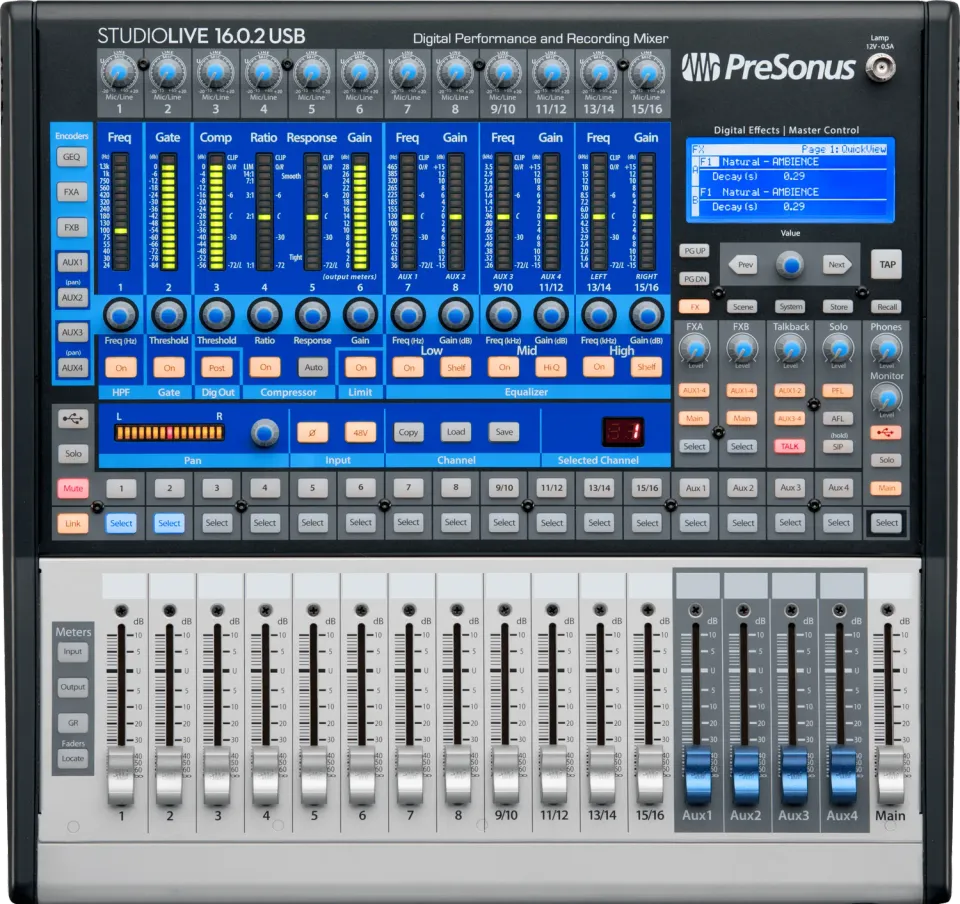 PreSonus StudioLive 16.0.2 USB mixer digitale 16 canali