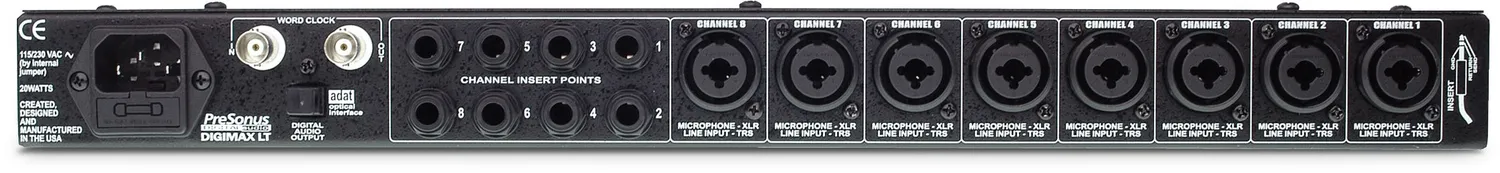 PreSonus DigiMax LT preamplificatore mic 8 canali
