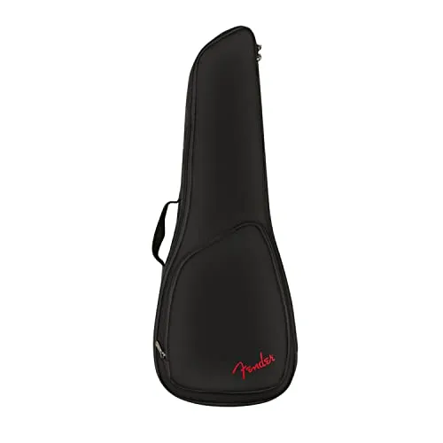 Fender FU610 borsa ukulele concerto nera imbottita