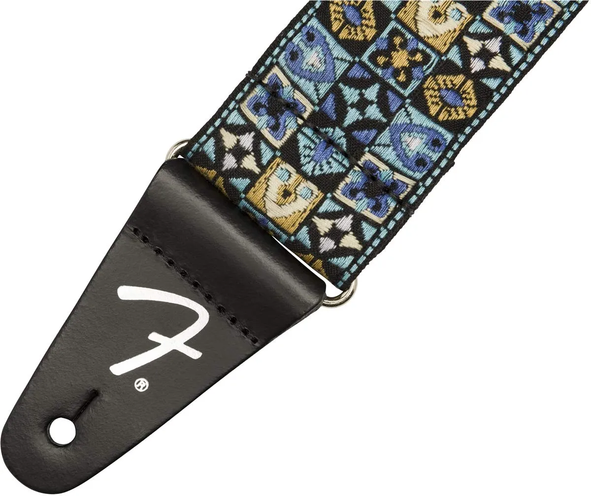 Fender Festival tracolla chitarra blu 5cm mosaico