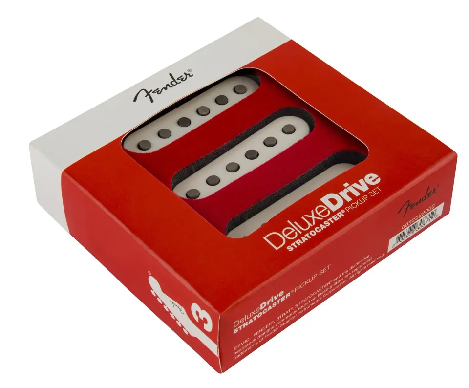 Fender Deluxe Drive Strat Pickup Single Coil Set 3 Pezzi Alto Output