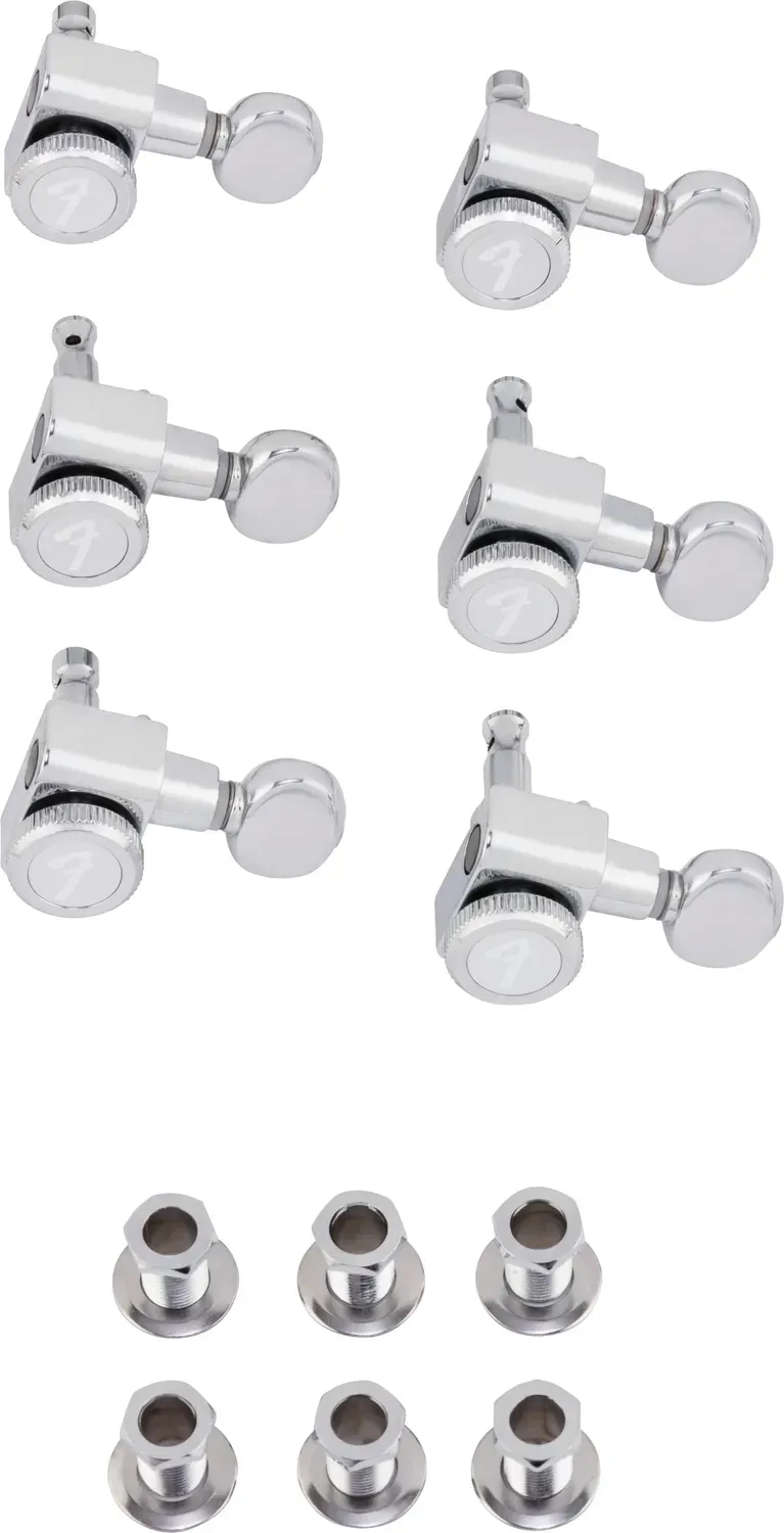 Fender Locking Tuners Meccaniche Vintage Chrome Strat Tele