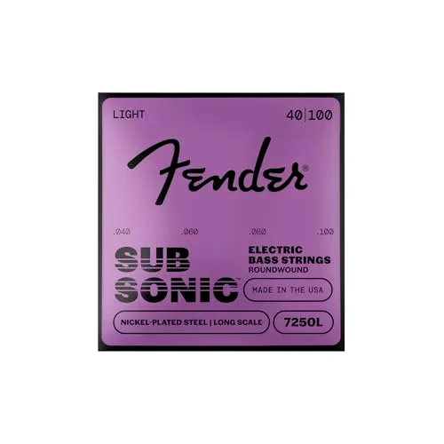 Fender 7250L corde basso 040-100 nichel leggere