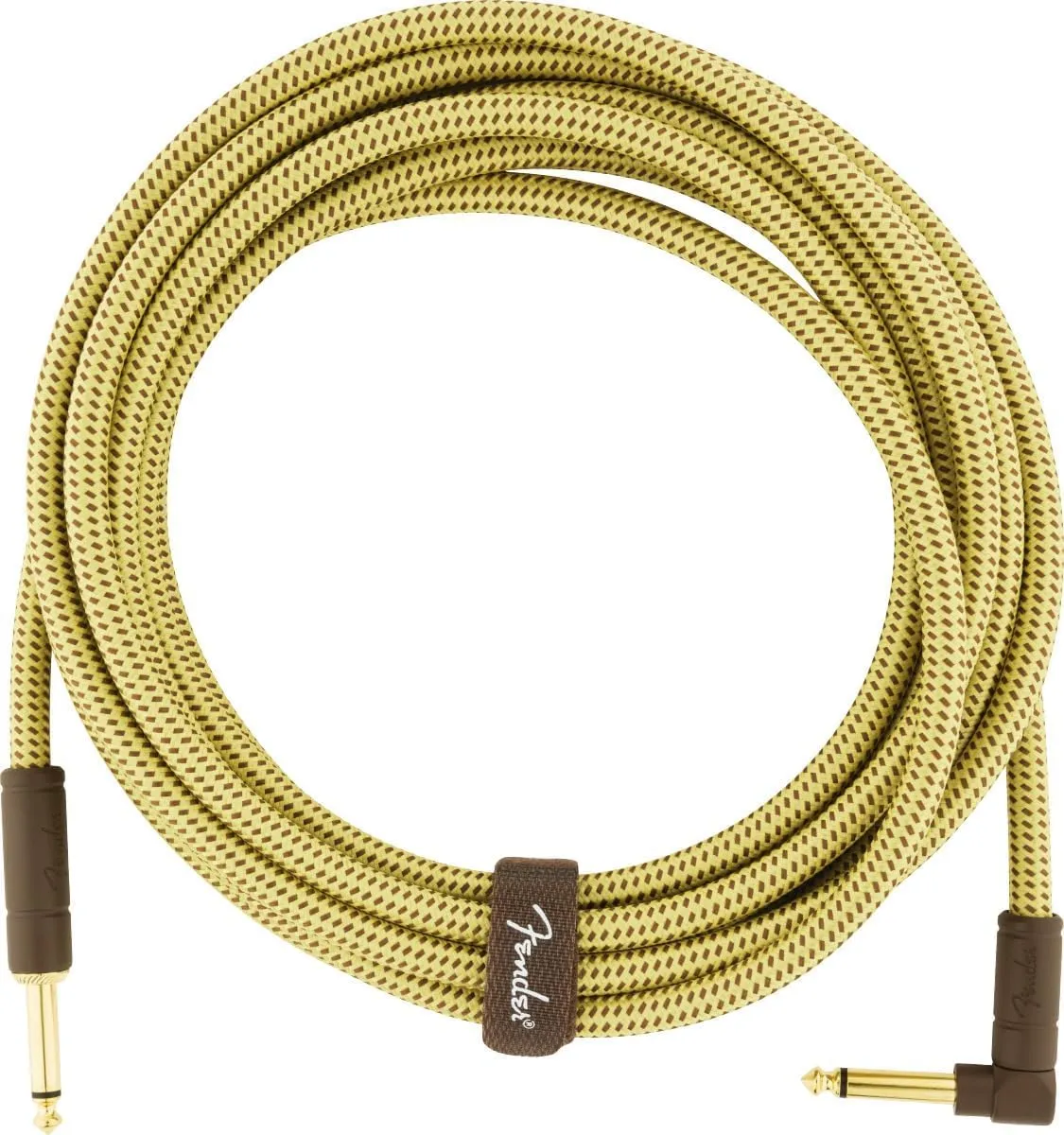 Fender Deluxe Cavo Jack Chitarra 3m Tweed dritto angolato