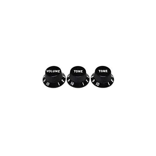 Fender Strat manopole volume tono nere set 3 pezzi